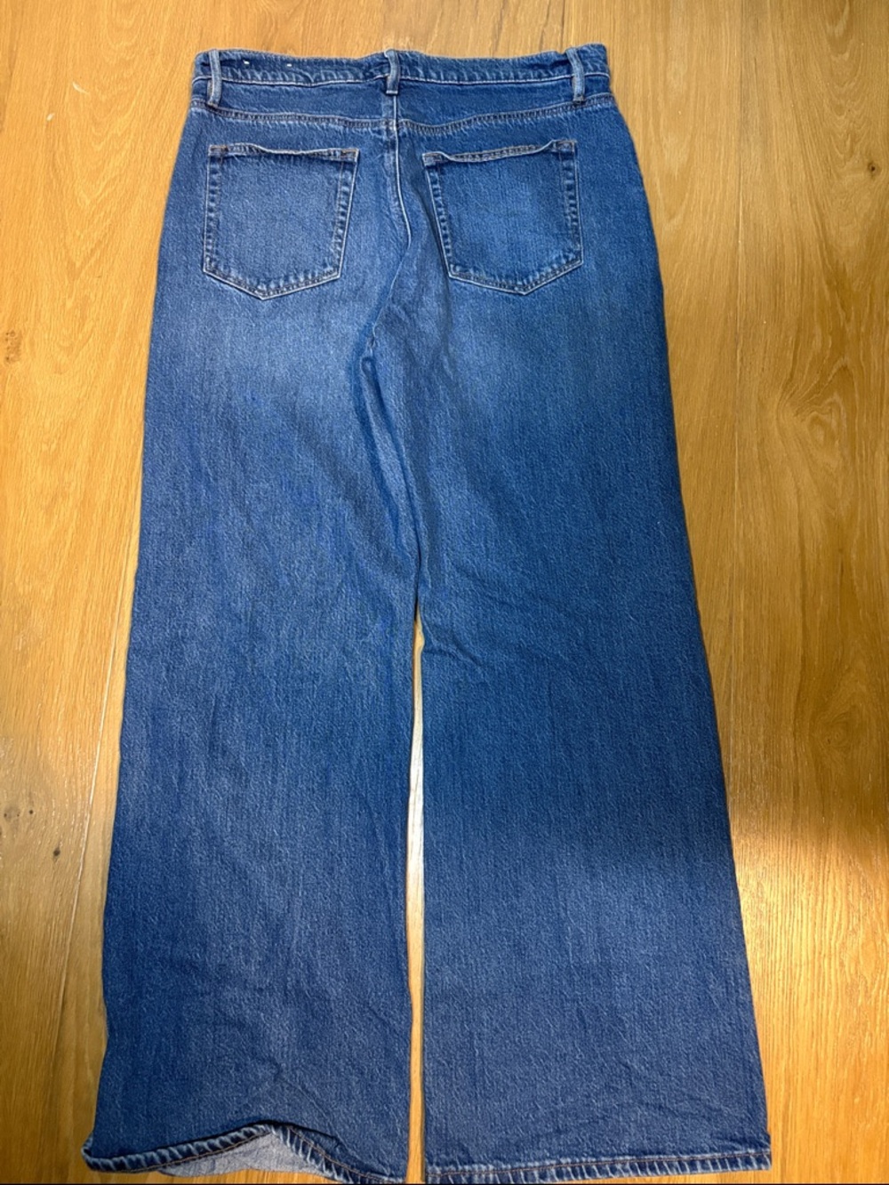 Loft Women’s Denim Wide Leg Blue Jeans Flare Size 12/31 Everyday Classic Wear - Picture 7 of 7